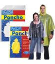 Reusable Polythene Poncho In Standard Poncho Poly Bag